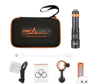 Orca D710V Dive Light