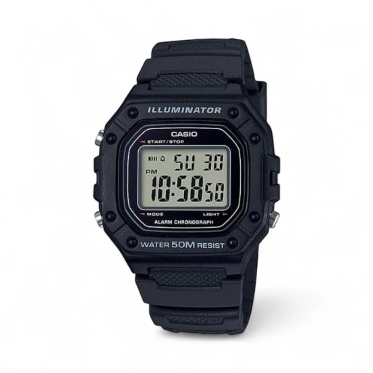 Casio W218H-1A 50m Digital Watch