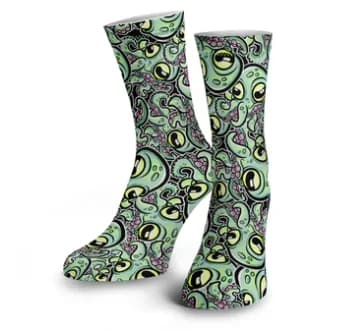 Spacefish Army Eco-Friendly Socks