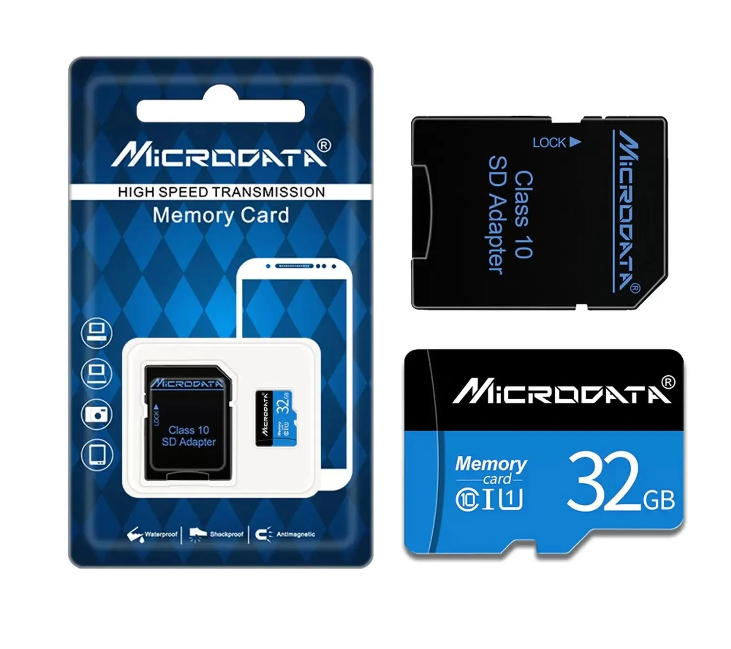 Brand New 32GB MEMORY CARD W/ADAPTER!