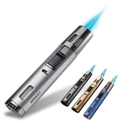 Butane Torch Double Flame Refillable Jet Lighters!