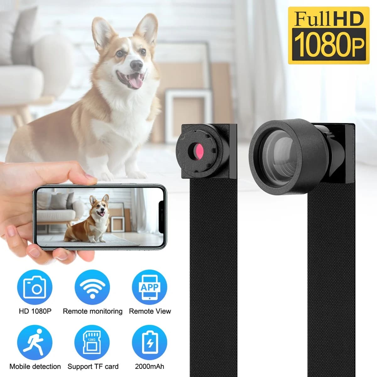 Micro Camera With Motion Detection & Notification!