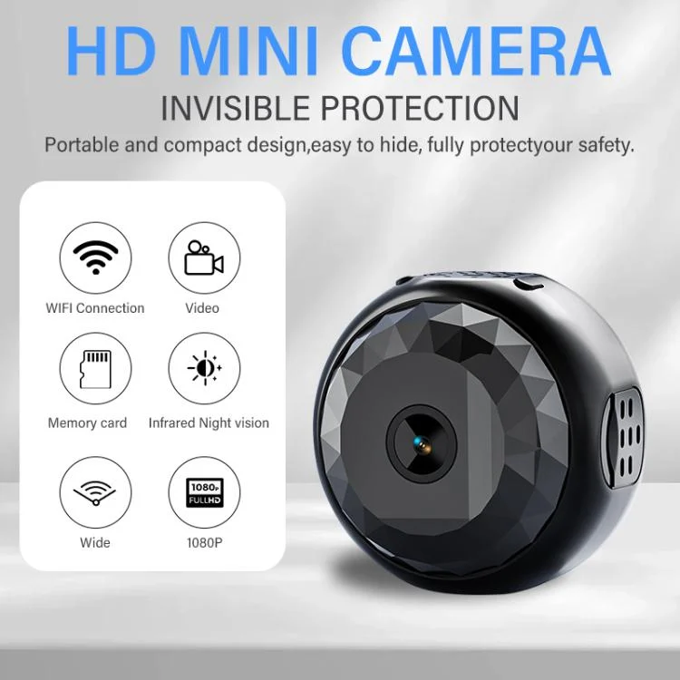 Mini Spy Camera With Night Vision And Motion Detection!