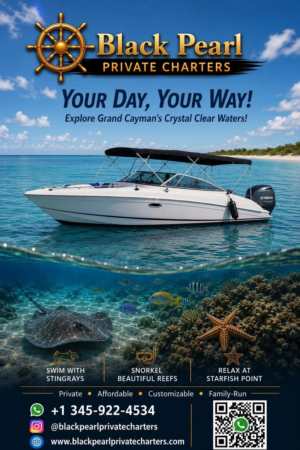 4 hour private charter