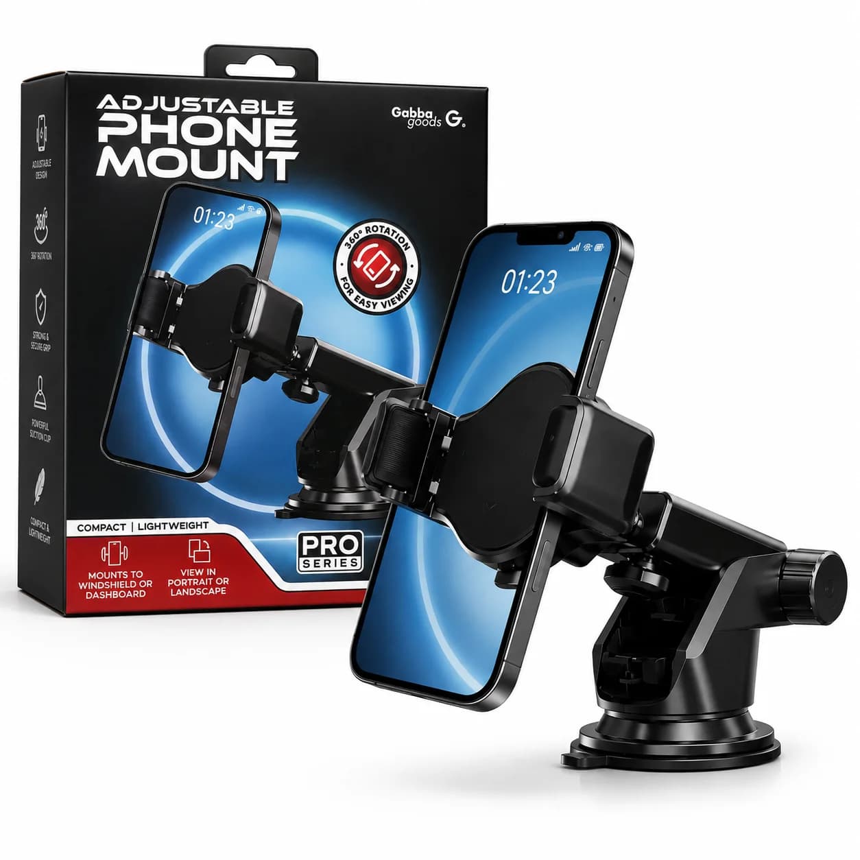 Gabba Goods Adjustable Phone Mount – Pro Series