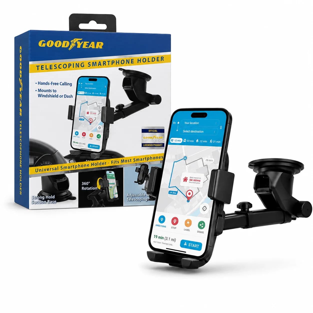 Goodyear Telescoping Smartphone Holder
