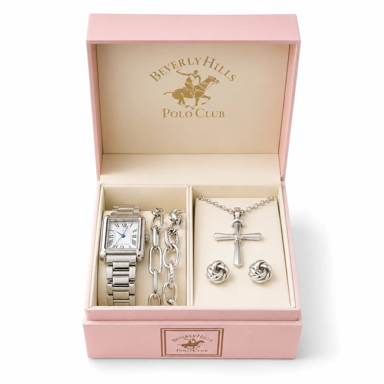 Beverly Hills Polo Club Premium Watch & Jewelry Gift Set