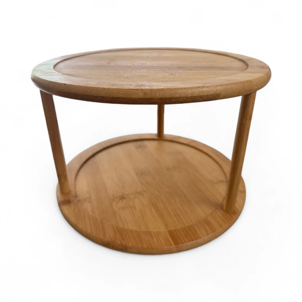 2 Tier Bamboo Turntable