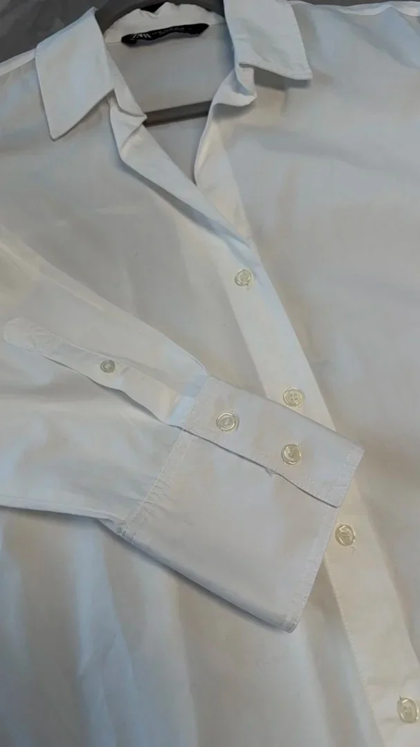 White Button-Up Shirt Size XS