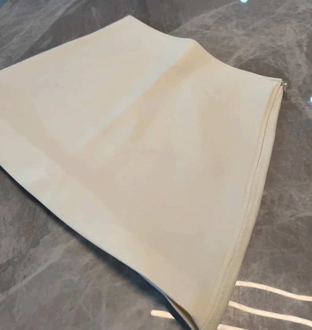 Zara Cream Mini Skirt – Size XS