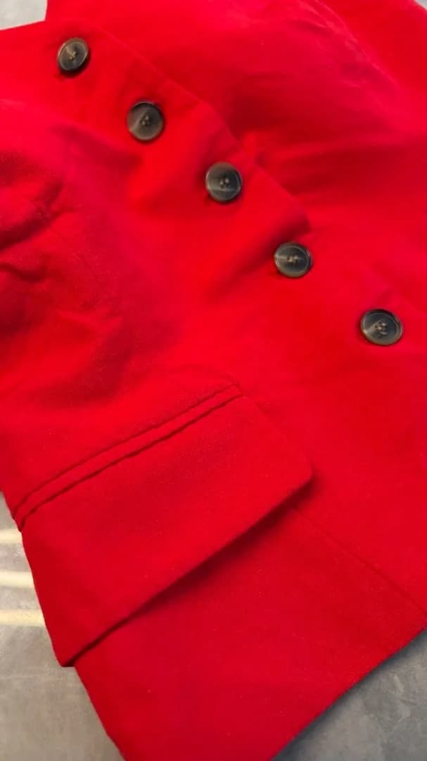 Zara Strapless Vest Top Red Size M