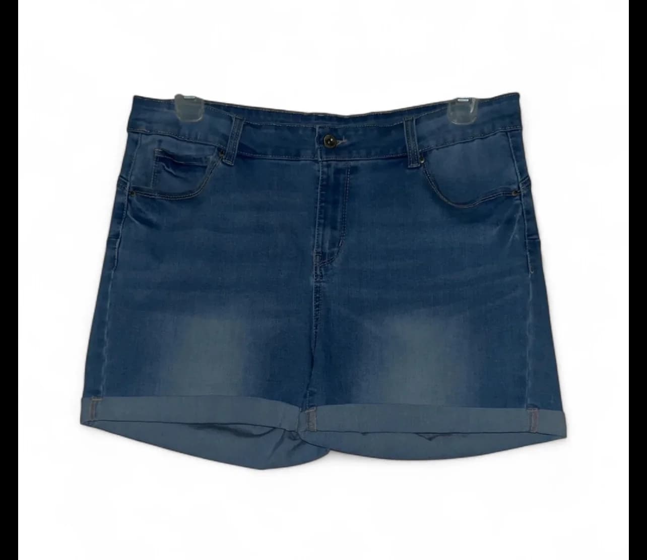 Wax Jeans Women's Denim Cuffed Shorts Size 1X