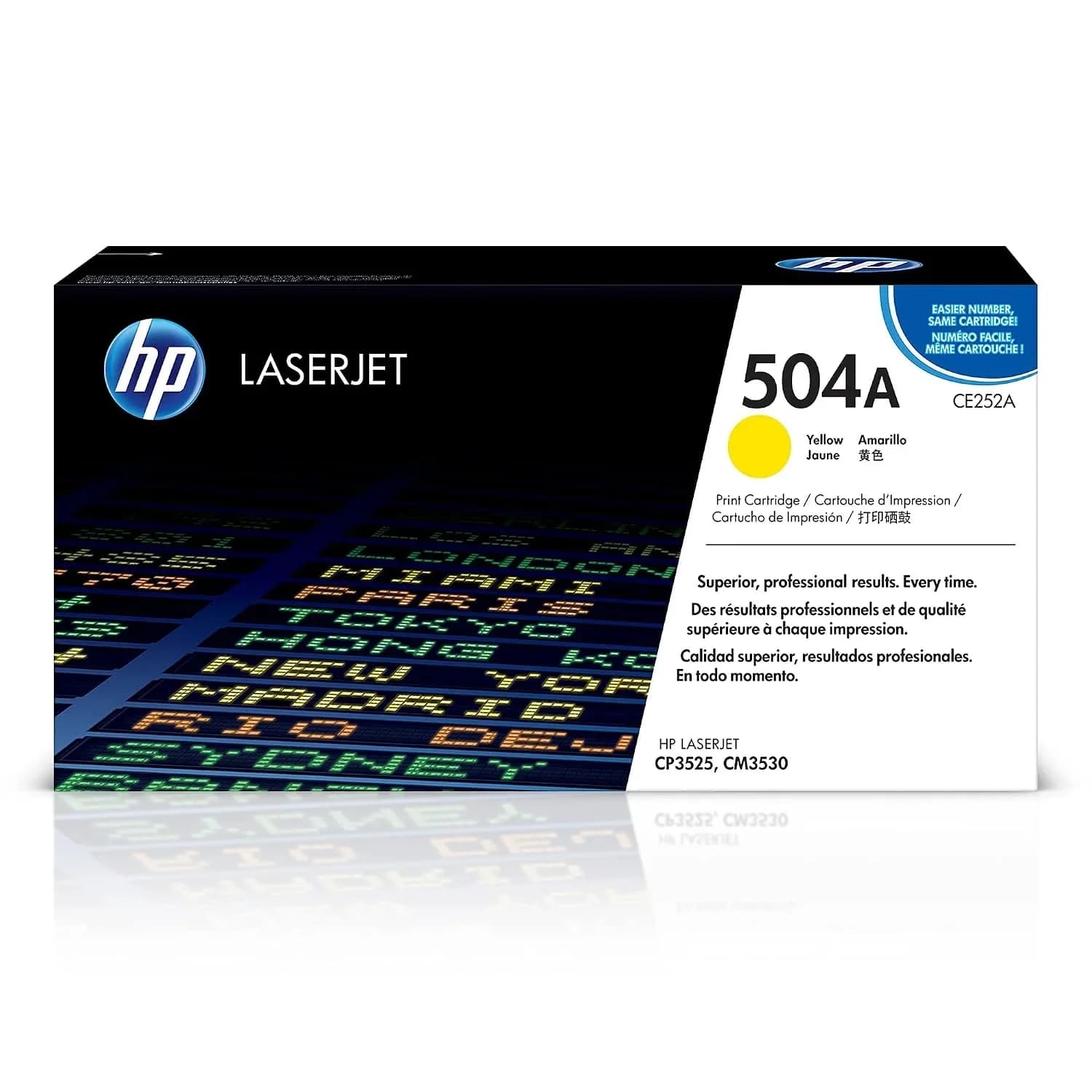 HP 504A Yellow Toner Cartridge CE252A