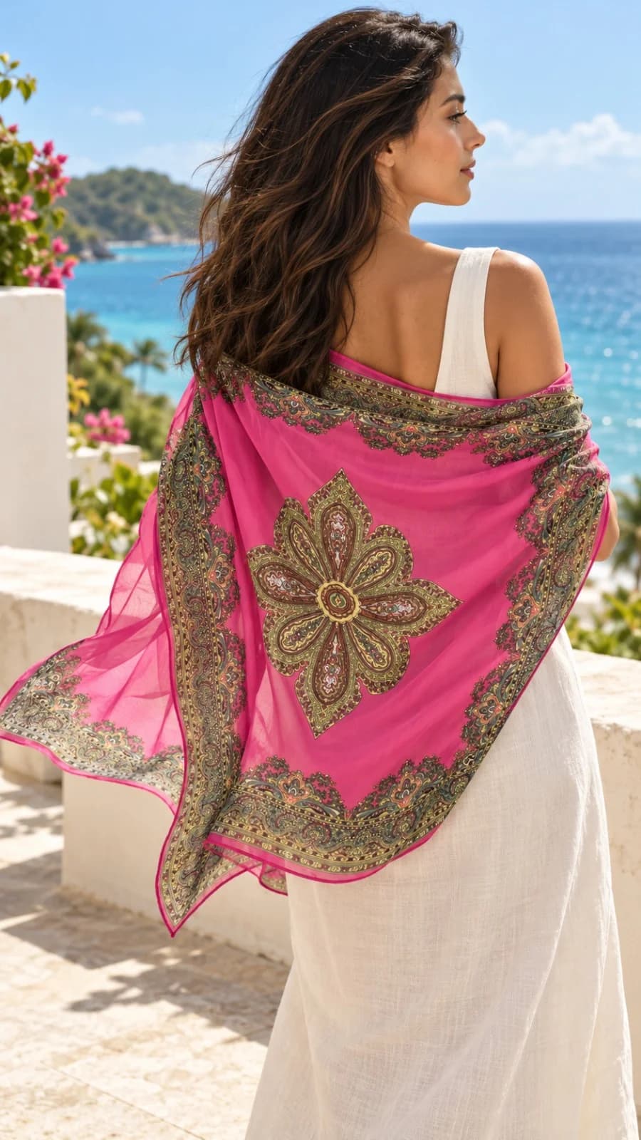 KARUBÉ | Women's Chiffon Scarf – 4 Colours – Made in Bali