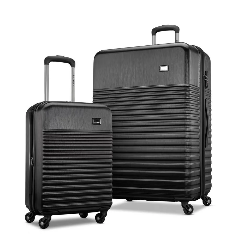 Samsonite Large check and Carry on for sale
Carry-On Overall: 21.75" x 13.75" x 9.75" | 7.2 lbs
Large Overall: 30.75" x 21.0" x 13.25" | 10.5 lbs